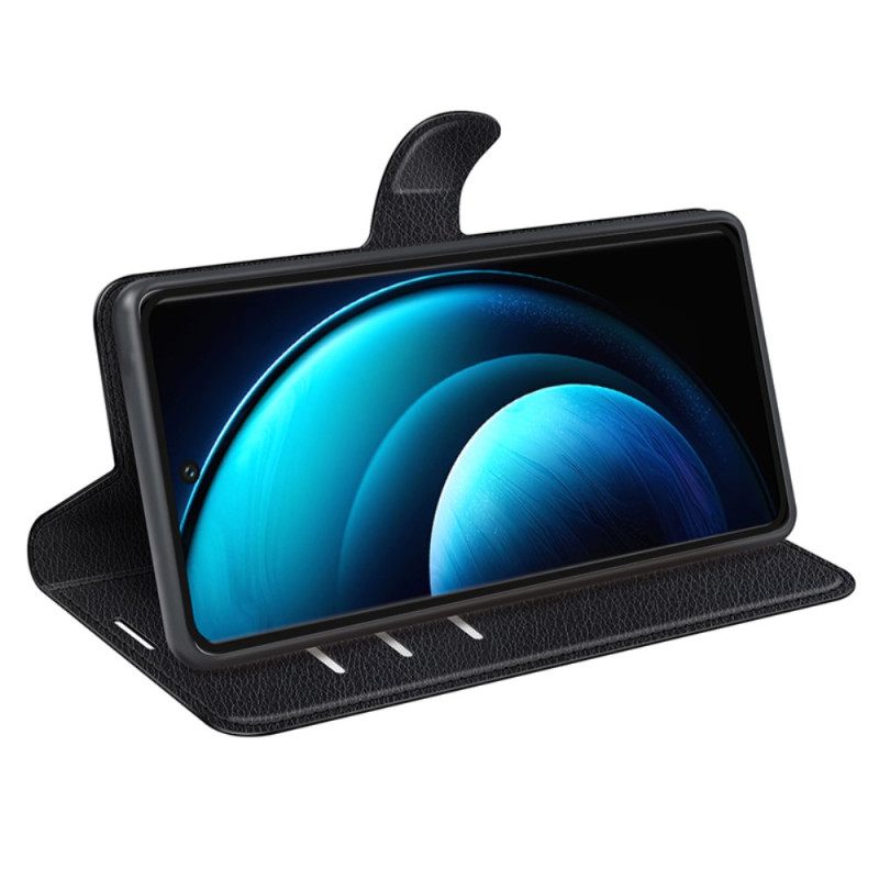 Kotelot Vivo X100 Pro Litsikuvioinen Tekonahka