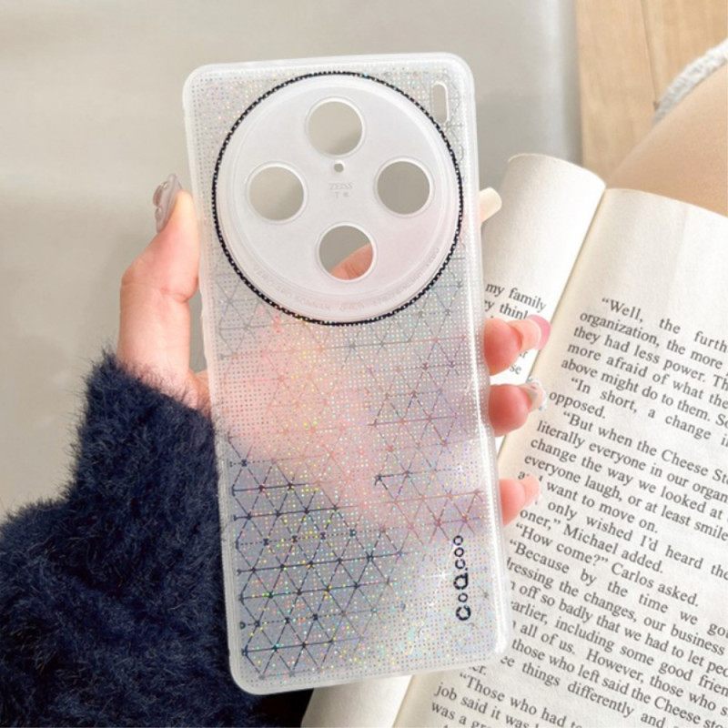 Kuori Vivo X100 Pro Q.coo Bling Aurora -sarja Suojakuori