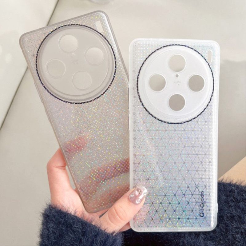 Kuori Vivo X100 Pro Q.coo Bling Aurora -sarja Suojakuori