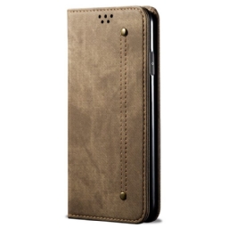 Nahkakotelo Vivo X100 Pro Farkkukuvioinen