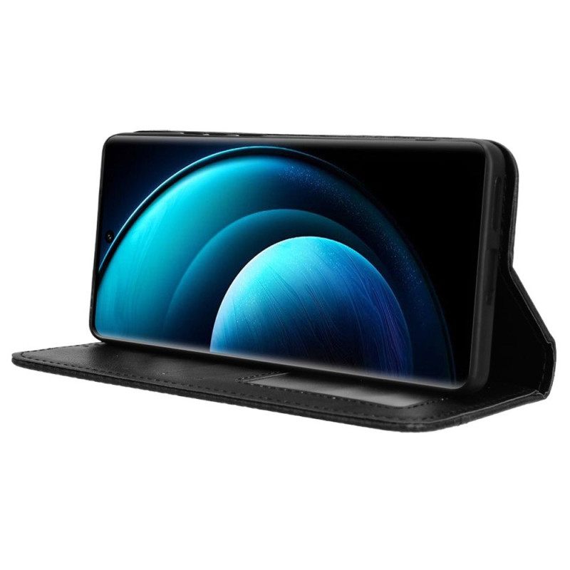 Nahkakotelo Vivo X100 Pro Puhelinkuoret Vintage Frieze