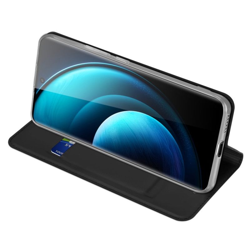 Nahkakotelo Vivo X100 Pro Skin Pro -sarja Dux Ducis Suojakuori