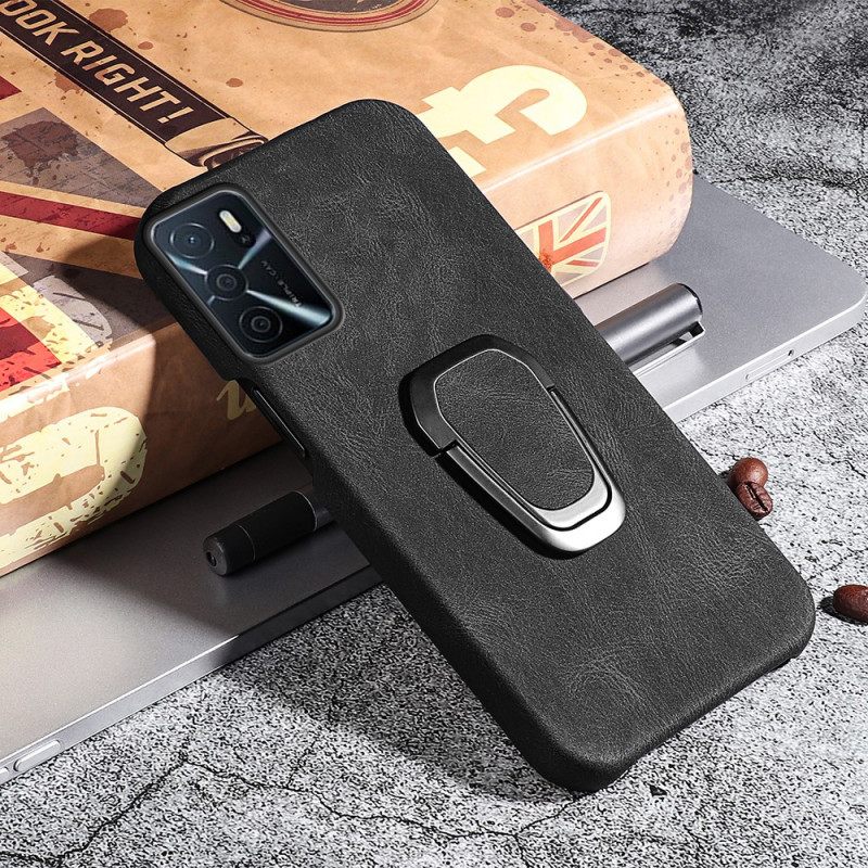 Kuori Oppo A16 / A16s Leather Effect Ring Tue Uusia Värejä
