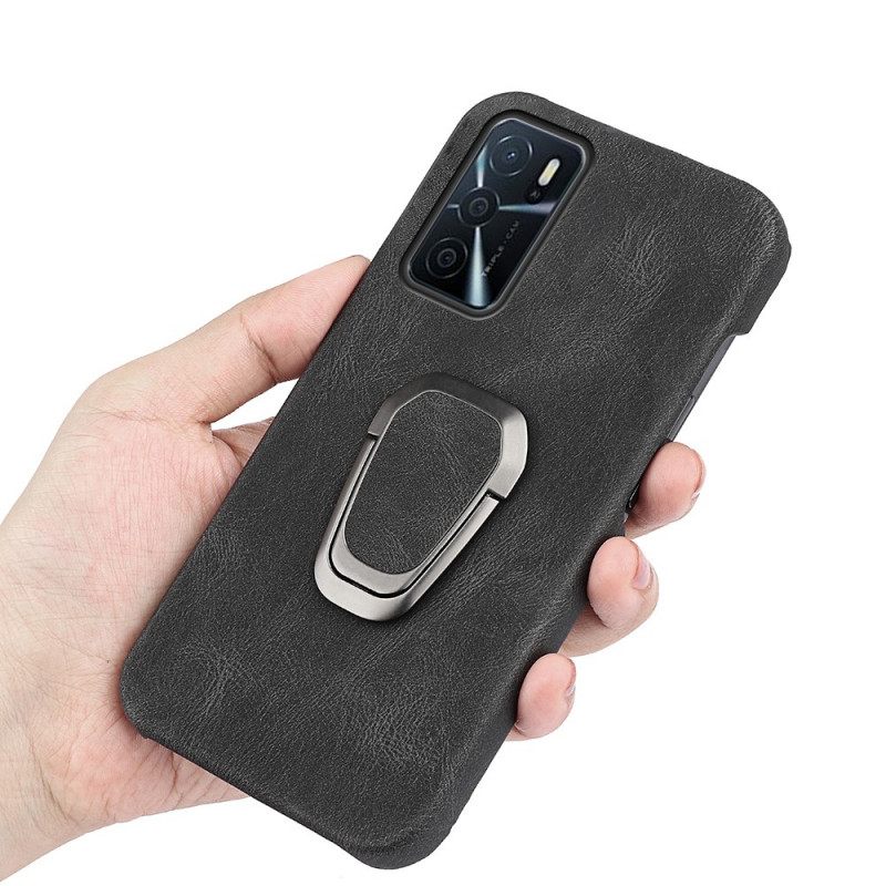 Kuori Oppo A16 / A16s Leather Effect Ring Tue Uusia Värejä