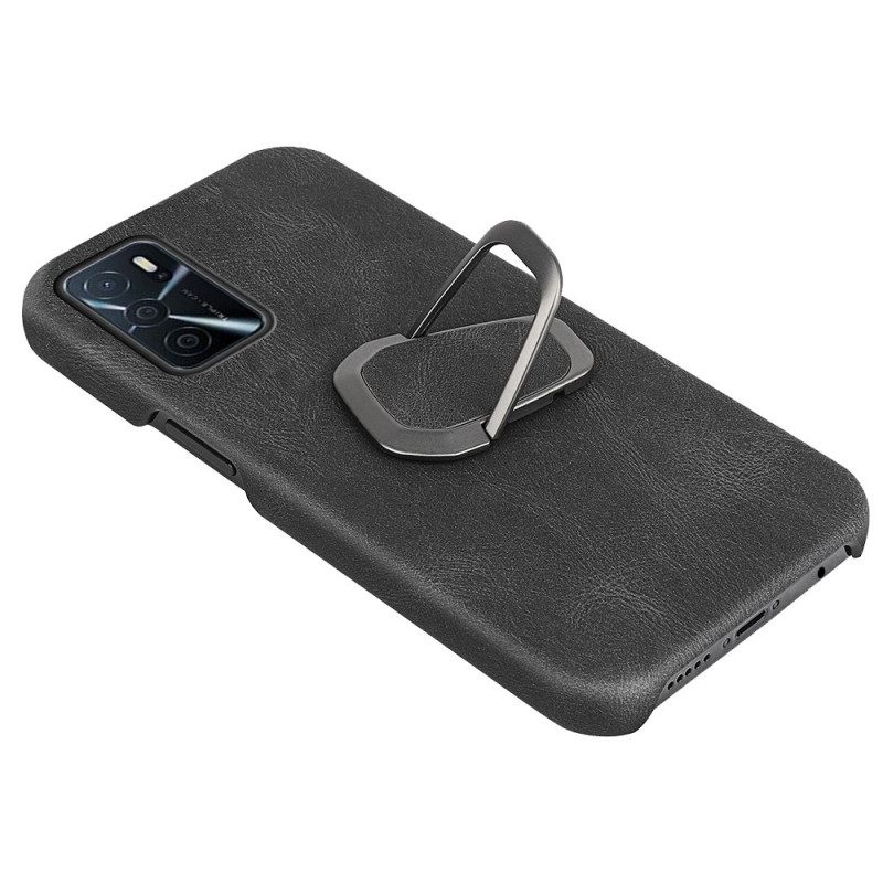 Kuori Oppo A16 / A16s Leather Effect Ring Tue Uusia Värejä