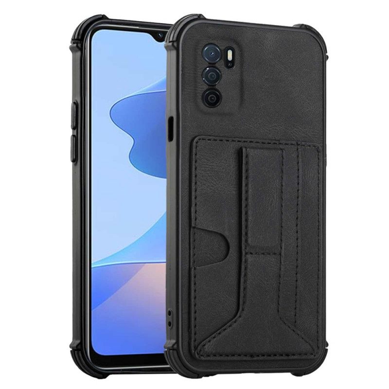 Kuori Oppo A16 / A16s Nahkapidike Ja Korttipidike