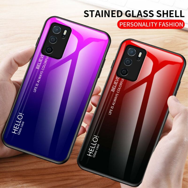 Kuori Oppo A16 / A16s Tempered Glass Hei