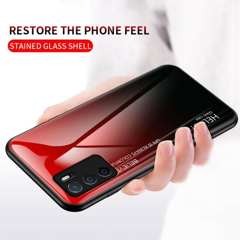 Kuori Oppo A16 / A16s Tempered Glass Hei