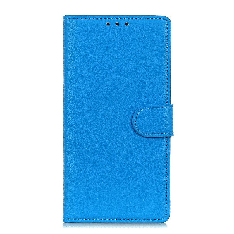 Nahkakotelo Oppo A16 / A16s Perinteinen Keinonahka