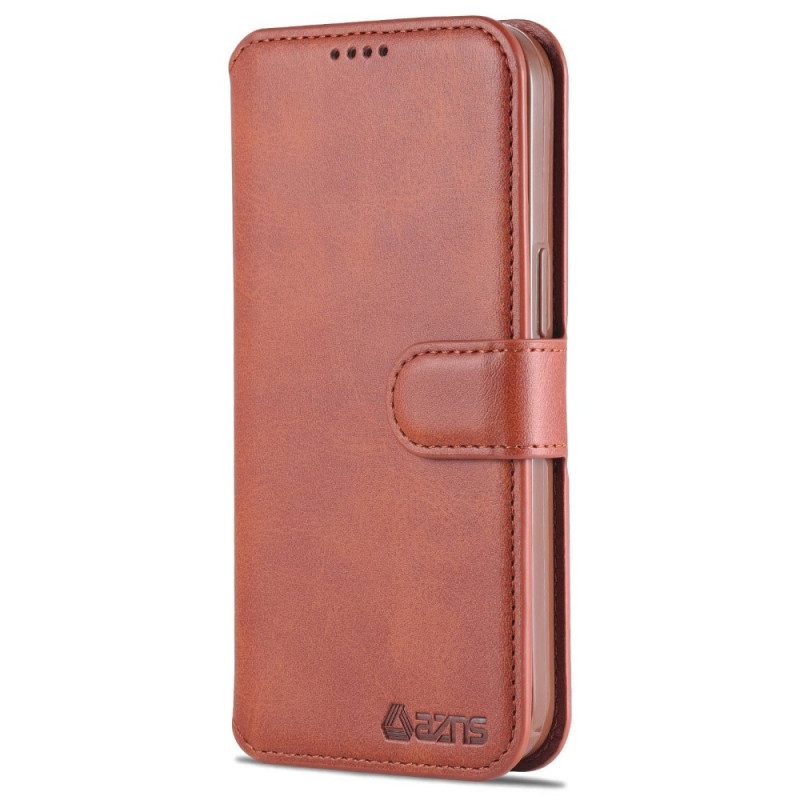 Flip Case iPhone 14 Pro Max Azns Keinonahkaa
