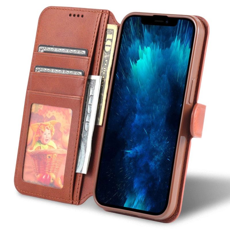 Flip Case iPhone 14 Pro Max Azns Keinonahkaa