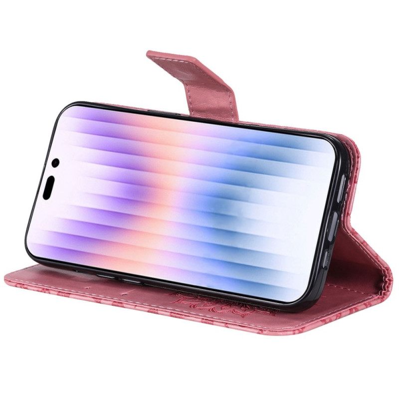 Kotelot iPhone 14 Pro Max Mandala Sun Ja Kaulanauha