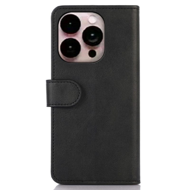 Kotelot iPhone 14 Pro Max Matta Keinonahkaa