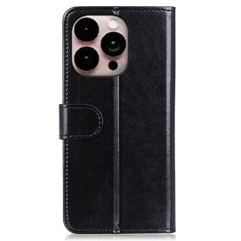Kotelot iPhone 14 Pro Max Tekopatenttinahkaa
