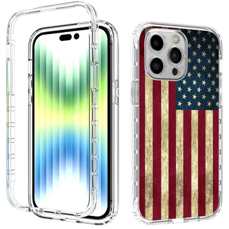 Kuori iPhone 14 Pro Max Enhanced American Flag