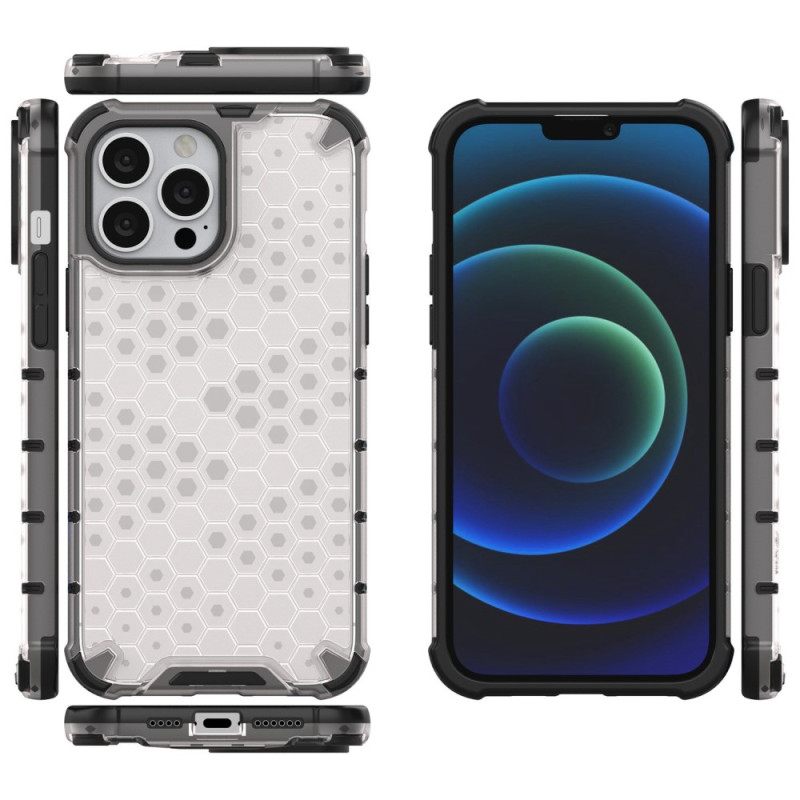 Kuori iPhone 14 Pro Max Honeycomb Style
