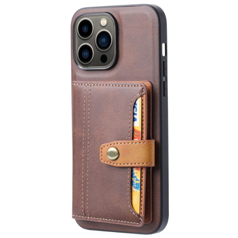 Kuori iPhone 14 Pro Max Korttipidikkeen Hihnapidike