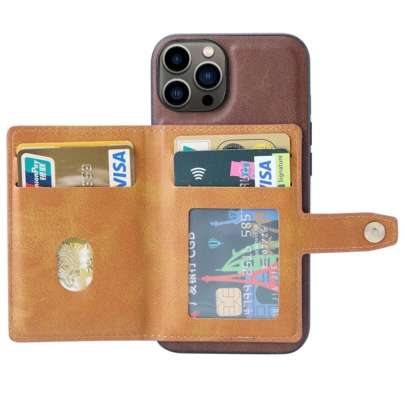 Kuori iPhone 14 Pro Max Korttipidikkeen Hihnapidike