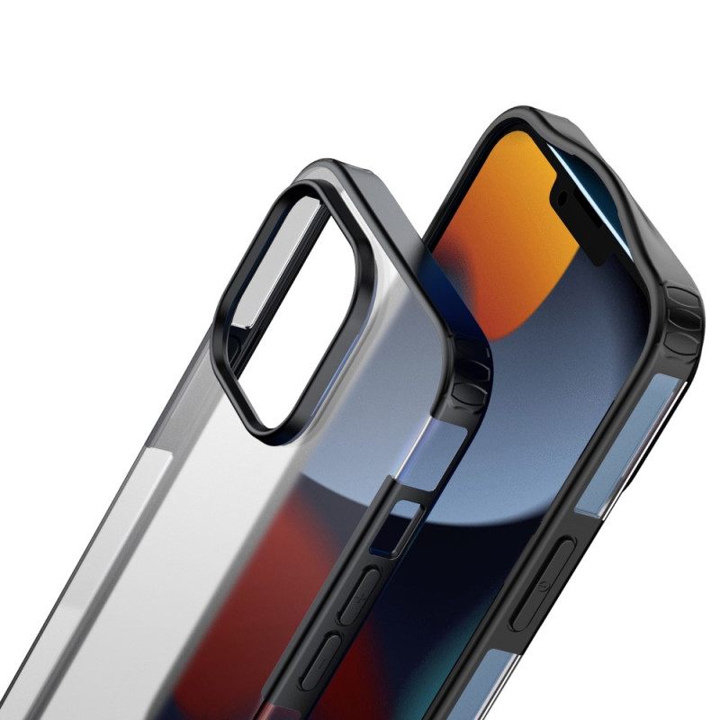 Kuori iPhone 14 Pro Max Läpikuultavat Silikonireunat