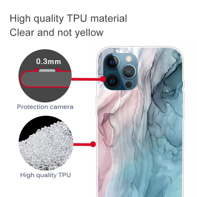 Kuori iPhone 14 Pro Max Marble Watercolour