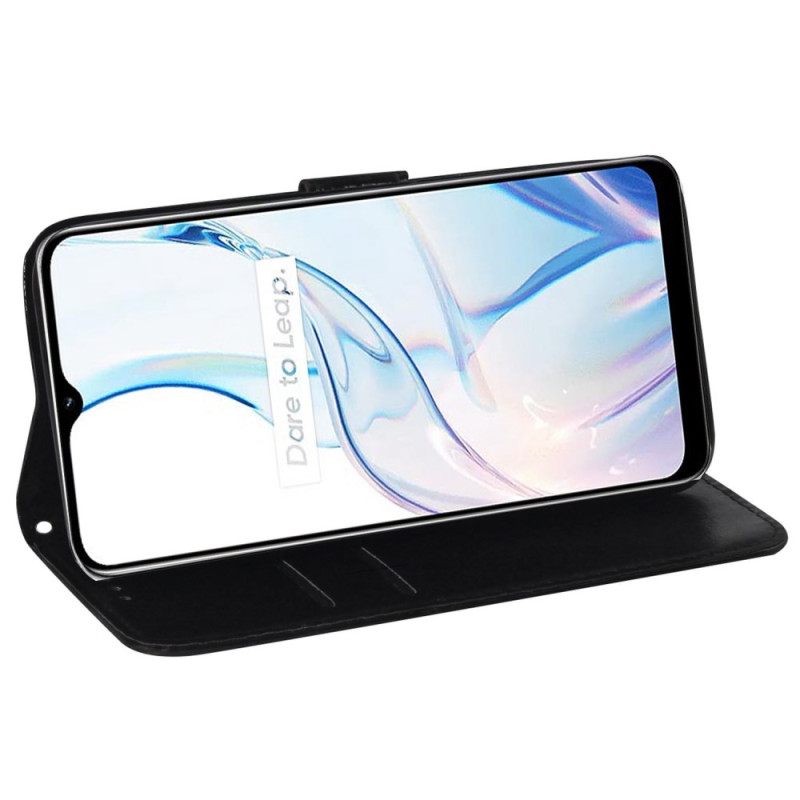 Kotelot Realme C55 Discotyylinen Hihnalompakko