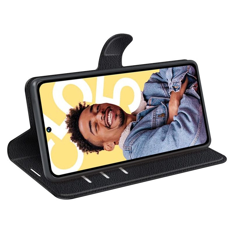 Kotelot Realme C55 Klassinen Litsi-keinonahka