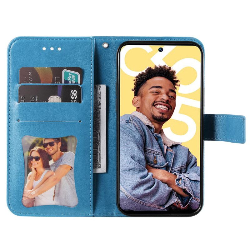 Kotelot Realme C55 Kukkakuvioinen Ranneke