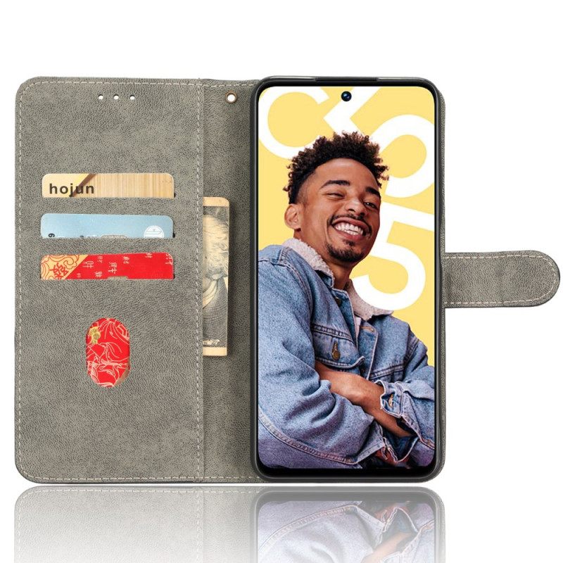 Kotelot Realme C55 Puhelinkuoret Rfid-suojattu Hihnalompakko