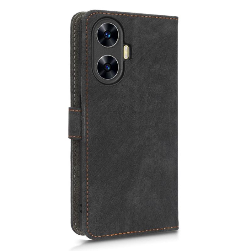 Kotelot Realme C55 Puhelinkuoret Rfid-suojattu Hihnalompakko