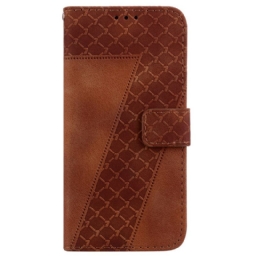 Nahkakotelo Realme C55 Malli 7 Hihnalla