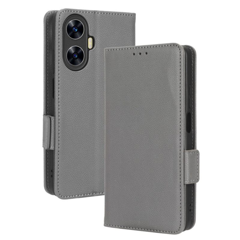 Nahkakotelo Realme C55 Ohut Hihnalompakko