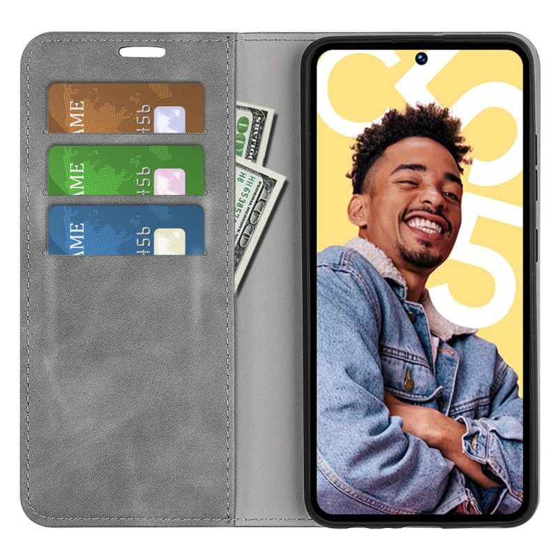 Nahkakotelo Realme C55 Puhelinkuoret Klassinen