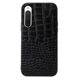 Case Sony Xperia 10 IV Aito Crocodile Texture Nahka