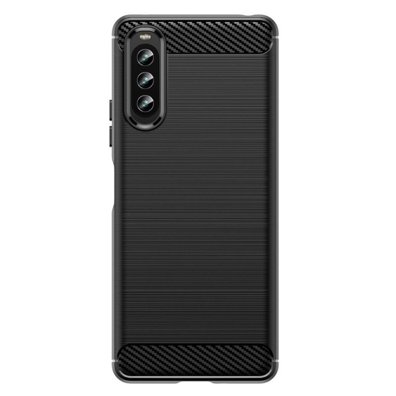 Kuori Sony Xperia 10 IV Harjattu Hiilikuitu