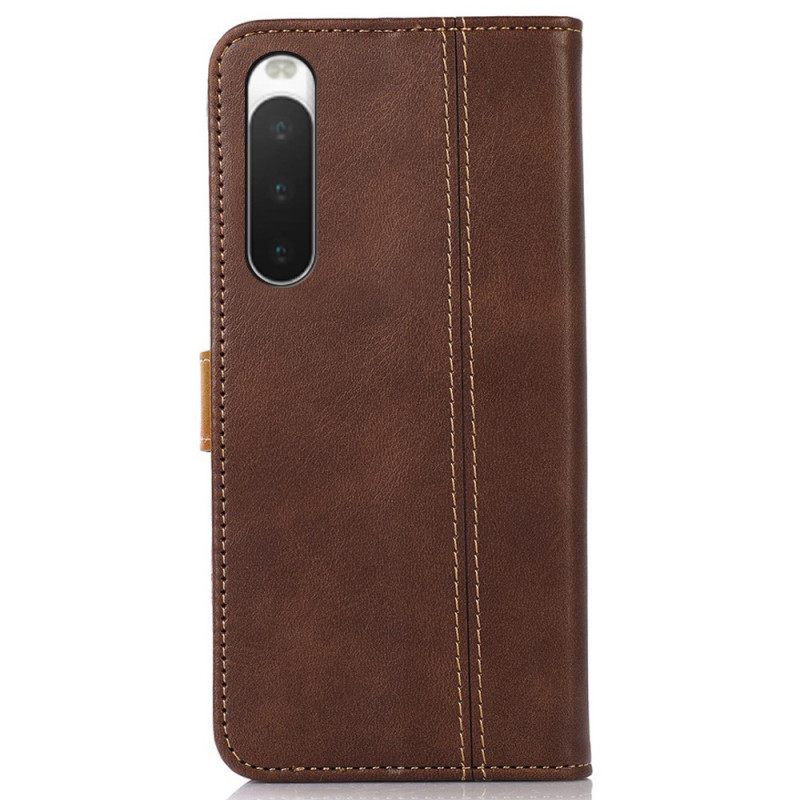 Nahkakotelo Sony Xperia 10 IV Hihna