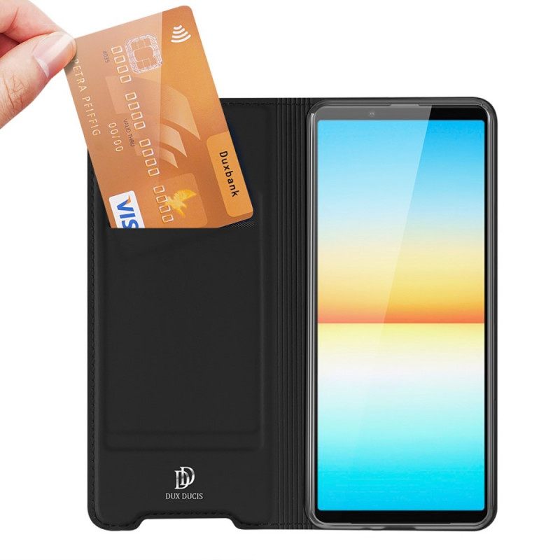 Nahkakotelo Sony Xperia 10 IV Skin Pro Dux Ducis