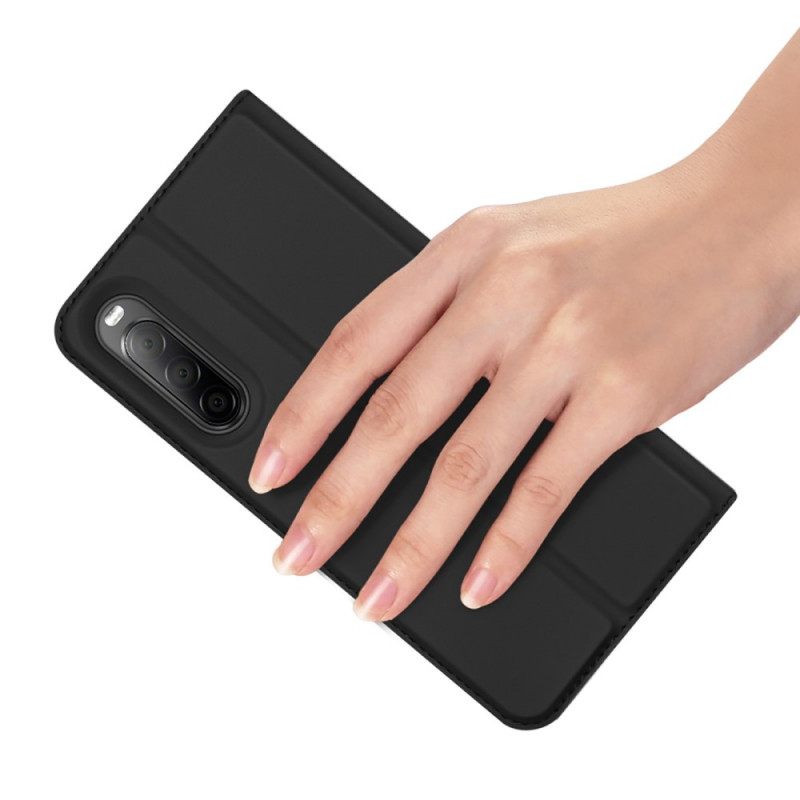 Nahkakotelo Sony Xperia 10 IV Skin Pro Dux Ducis