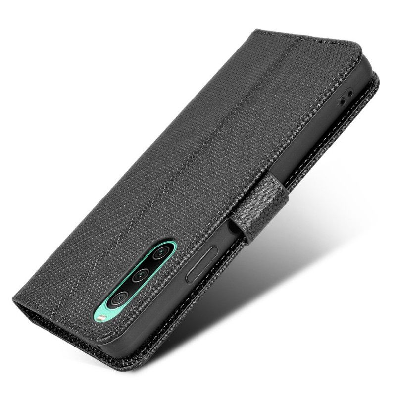 Nahkakotelo Sony Xperia 10 IV Suojaketju Kuori Tyylikäs Keinonahkahihna