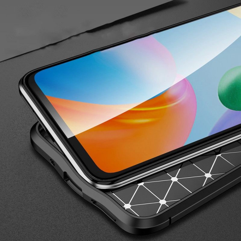 Case Xiaomi Redmi 10C Double Line Litchi Leather Effect