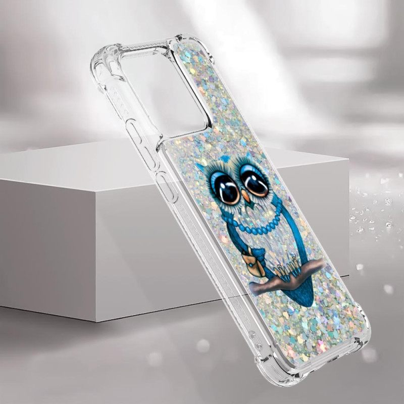 Case Xiaomi Redmi 10C Miss Owl Sequins