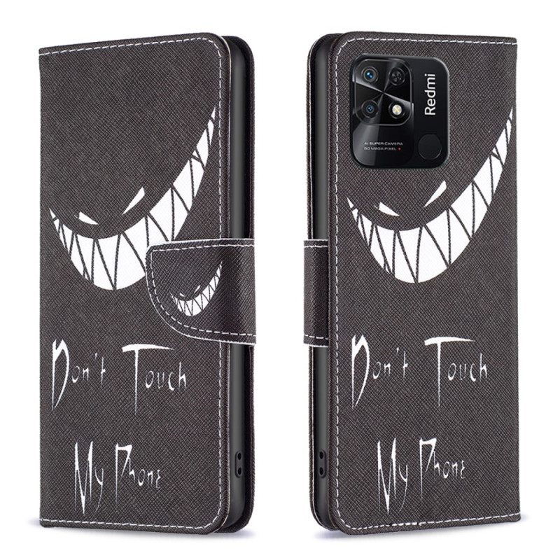 Flip Case Xiaomi Redmi 10C Älä Koske Puhelimeeni