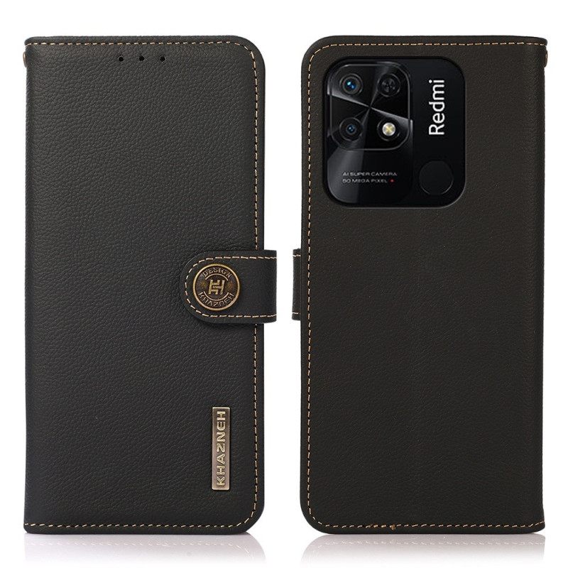 Kotelot Xiaomi Redmi 10C Aito Nahka Khazneh Rfid
