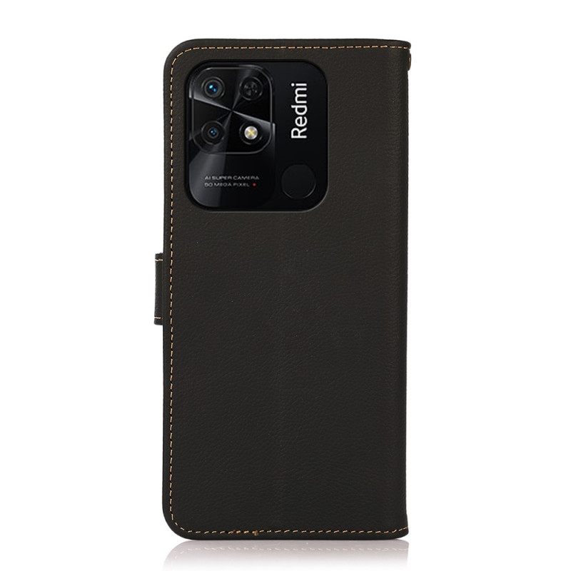 Kotelot Xiaomi Redmi 10C Aito Nahka Khazneh Rfid