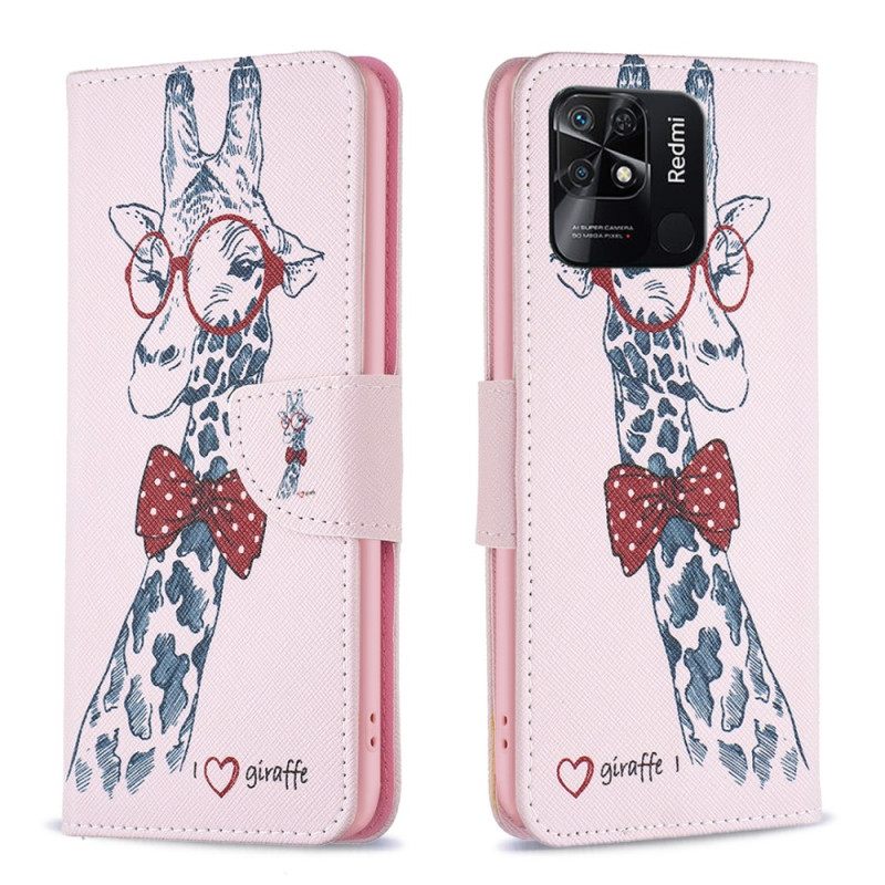 Kotelot Xiaomi Redmi 10C Brainy Giraffe