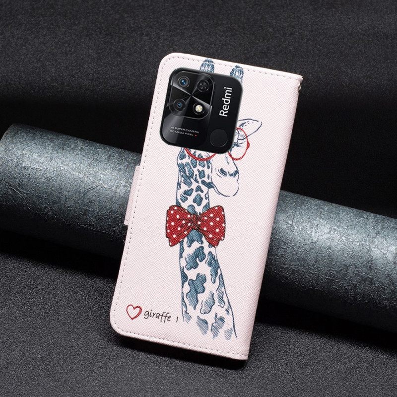 Kotelot Xiaomi Redmi 10C Brainy Giraffe