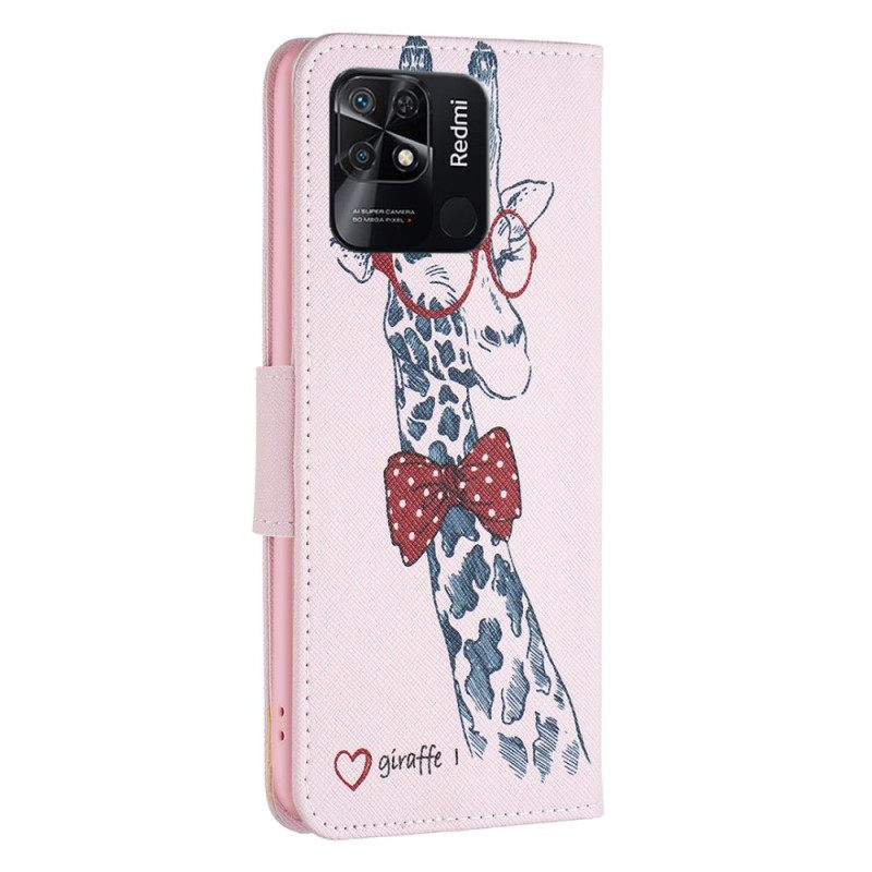 Kotelot Xiaomi Redmi 10C Brainy Giraffe