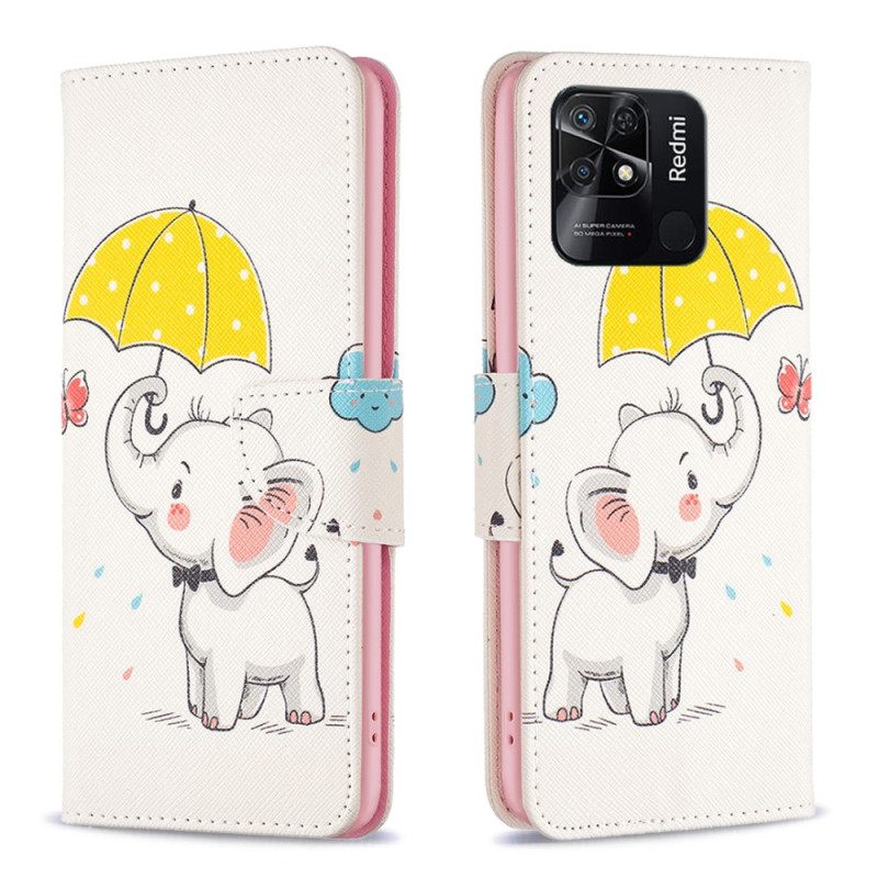 Kotelot Xiaomi Redmi 10C Elephant Sateenvarjo