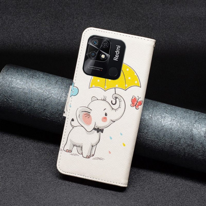 Kotelot Xiaomi Redmi 10C Elephant Sateenvarjo