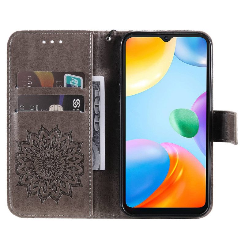 Kotelot Xiaomi Redmi 10C Mandala Sun Ja Kaulanauha