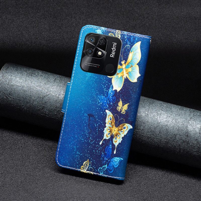 Kotelot Xiaomi Redmi 10C Perhoset
